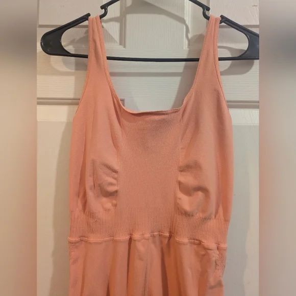 Free People Good Karma Onesie In Peach ๐ Size M/L - Picture 12 of 13
